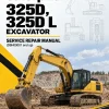 Caterpillar CAT 325D, 325D L Excavator Service Repair Manual (DBH00001 and up)