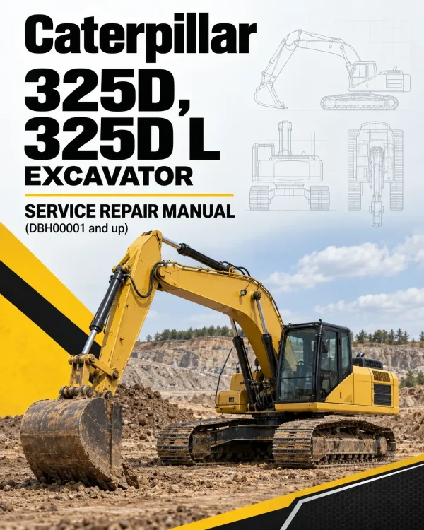 Caterpillar CAT 325D, 325D L Excavator Service Repair Manual (DBH00001 and up)