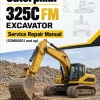 Caterpillar CAT 325C FM Excavator Service Repair Manual (S3M00001 and up)