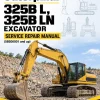 Caterpillar CAT 325B L, 325B LN Excavator Service Repair Manual (5BS00001 and up) Caterpillar CAT 325B L, 325B LN Excavator Service Repair Manual (5BS00001 and up)