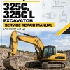 Caterpillar CAT 325C, 325C L Excavator Service Repair Manual (AMH00001 and up)