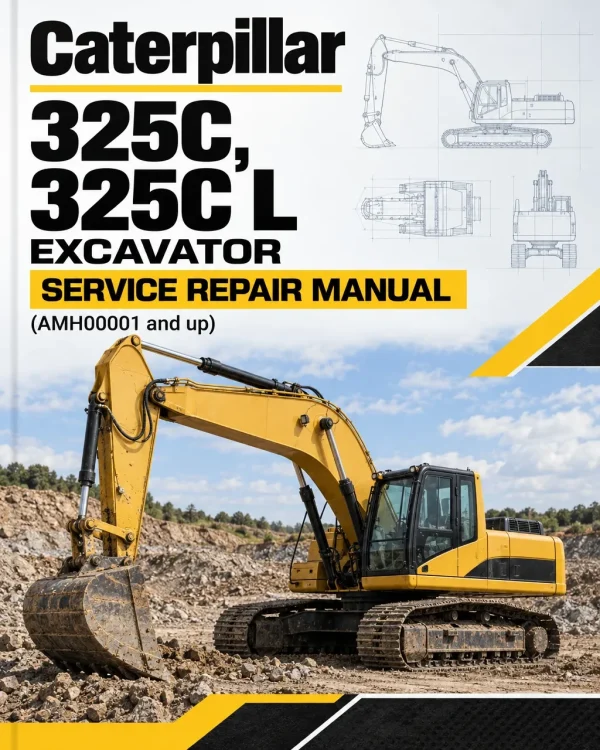 Caterpillar CAT 325C, 325C L Excavator Service Repair Manual (AMH00001 and up)