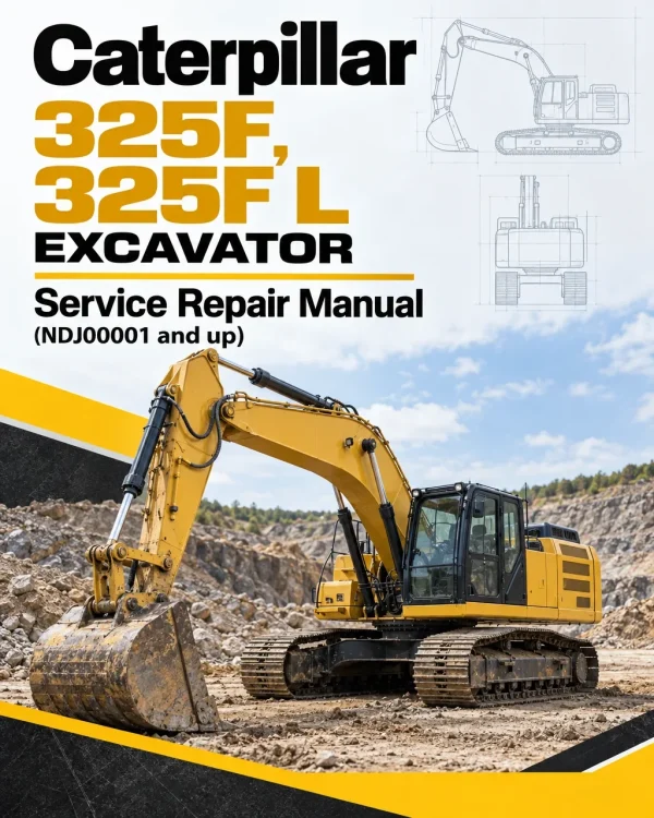 Caterpillar CAT 325F, 325F L Excavator Service Repair Manual (NDJ00001 and up)