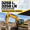 Caterpillar CAT 325B L, 325B LN Excavator Service Repair Manual (4DS00001 and up)