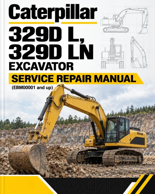 Caterpillar CAT 329D L, 329D LN Excavator Service Repair Manual (EBM00001 and up)