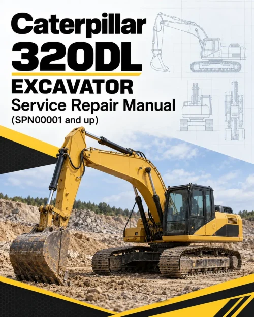 Caterpillar CAT 320DL Excavator Service Repair Manual (SPN00001 and up)