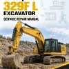 Caterpillar CAT 329F L Excavator Service Repair Manual (ERL00001 and up)