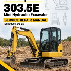 Caterpillar CAT 303.5E Mini Hydraulic Excavator Service Repair Manual (SFH00001 and up) Caterpillar CAT 303.5E Mini Hydraulic Excavator Service Repair Manual (SFH00001 and up)