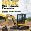 Caterpillar CAT 303.5E Mini Hydraulic Excavator Service Repair Manual (RKY00001 and up)