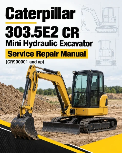 Caterpillar CAT 303.5E2 CR Mini Hydraulic Excavator Service Repair Manual (CR900001 and up) Caterpillar CAT 303.5E2 CR Mini Hydraulic Excavator Service Repair Manual (CR900001 and up)