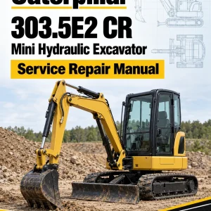 Caterpillar CAT 303.5E2 CR Mini Hydraulic Excavator Service Repair Manual (AC500001 and up) Caterpillar CAT 303.5E2 CR Mini Hydraulic Excavator Service Repair Manual (AC500001 and up)