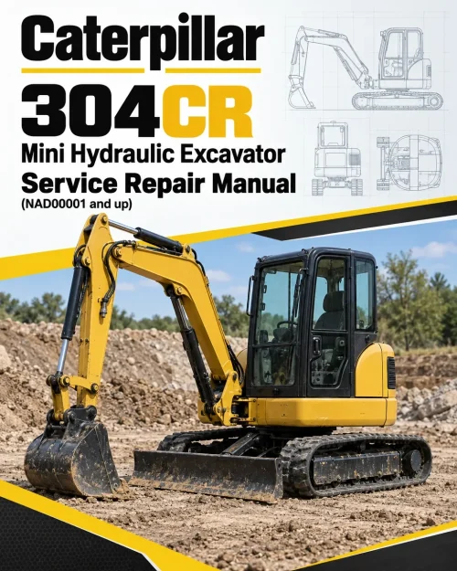 Caterpillar CAT 304CR Mini Hydraulic Excavator Service Repair Manual (NAD00001 and up) Caterpillar CAT 304CR Mini Hydraulic Excavator Service Repair Manual (NAD00001 and up)