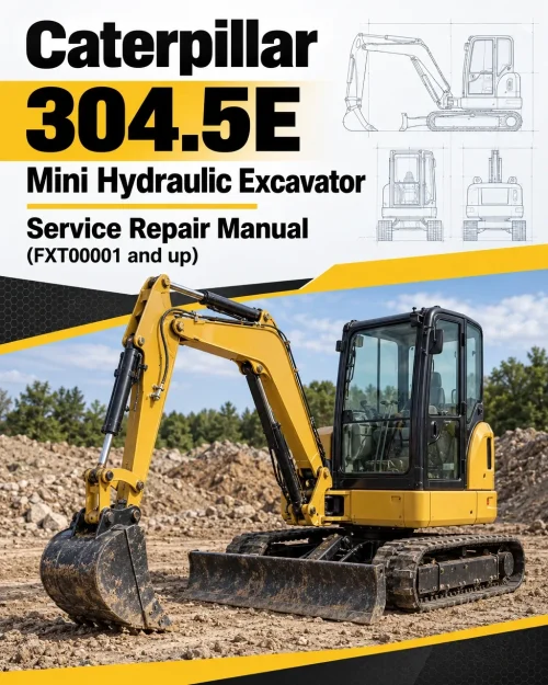 Caterpillar CAT 304.5E Mini Hydraulic Excavator Service Repair Manual (FXT00001 and up) Caterpillar CAT 304.5E Mini Hydraulic Excavator Service Repair Manual (FXT00001 and up)