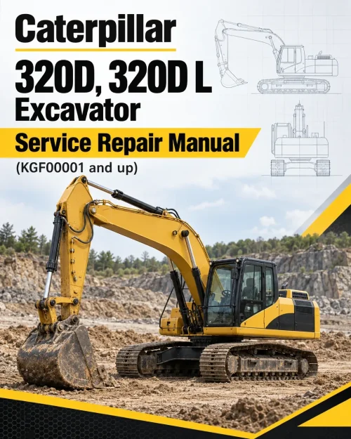 Caterpillar CAT 320D, 320D L Excavator Service Repair Manual (KGF00001 and up) Caterpillar CAT 320D, 320D L Excavator Service Repair Manual (KGF00001 and up)