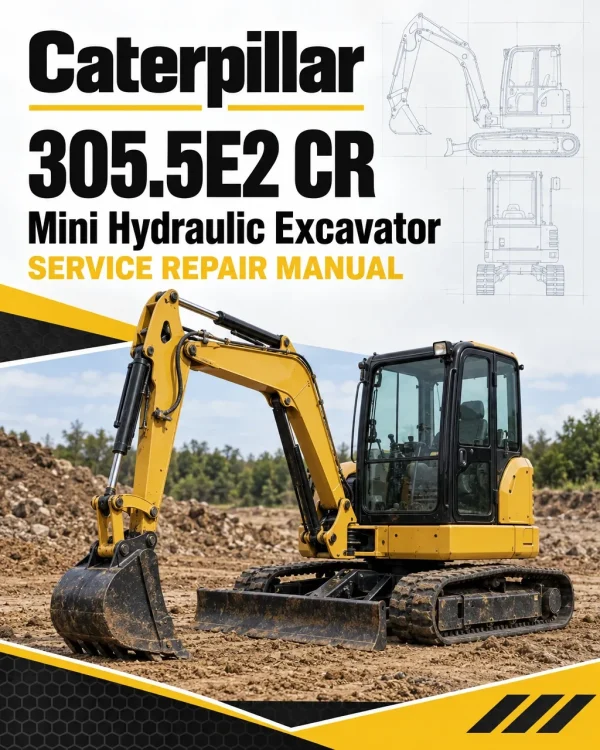 Caterpillar CAT 305.5E2 CR Mini Hydraulic Excavator Service Repair Manual (FR500001 and up) Caterpillar CAT 305.5E2 CR Mini Hydraulic Excavator Service Repair Manual (FR500001 and up)