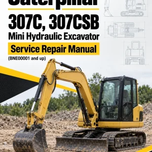 Caterpillar CAT 307C, 307CSB Mini Hydraulic Excavator Service Repair Manual (BNE00001 and up) Caterpillar CAT 307C, 307CSB Mini Hydraulic Excavator Service Repair Manual (BNE00001 and up)