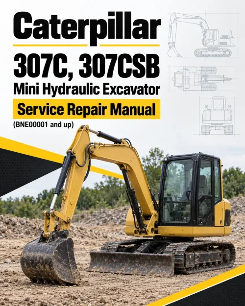 Caterpillar CAT 307C, 307CSB Mini Hydraulic Excavator Service Repair Manual (BNE00001 and up) Caterpillar CAT 307C, 307CSB Mini Hydraulic Excavator Service Repair Manual (BNE00001 and up)
