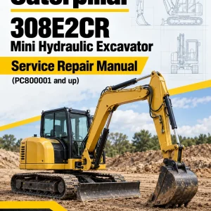 Caterpillar CAT 308E2CR Mini Hydraulic Excavator Service Repair Manual (PC800001 and up) Caterpillar CAT 308E2CR Mini Hydraulic Excavator Service Repair Manual (PC800001 and up)