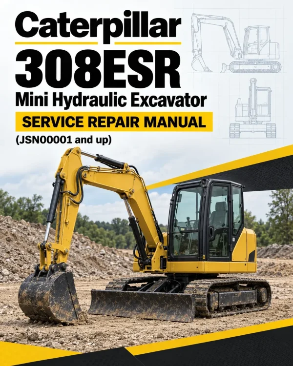 Caterpillar CAT 308ESR Mini Hydraulic Excavator Service Repair Manual (JSN00001 and up) Caterpillar CAT 308ESR Mini Hydraulic Excavator Service Repair Manual (JSN00001 and up)
