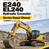 Caterpillar CAT E240 EL240 Hydraulic Excavator Service Repair Manual (1FG00001 and up)