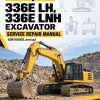 Caterpillar CAT 336E LH, 336E LNH Excavator Service Repair Manual (GNY00001 and up)
