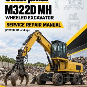 Caterpillar CAT M322D MH Wheeled Excavator Service Repair Manual (P3W00001 and up) Caterpillar CAT M322D MH Wheeled Excavator Service Repair Manual (P3W00001 and up)