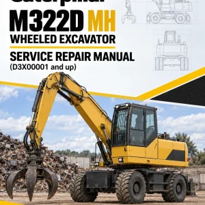 Caterpillar CAT M322D MH Wheeled Excavator Service Repair Manual (D3X00001 and up) Caterpillar CAT M322D MH Wheeled Excavator Service Repair Manual (D3X00001 and up)