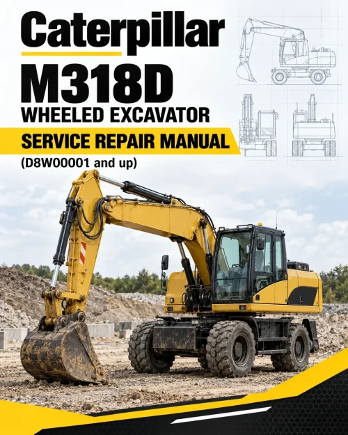 Caterpillar CAT M318D Wheeled Excavator Service Repair Manual (D8W00001 and up) Caterpillar CAT M318D Wheeled Excavator Service Repair Manual (D8W00001 and up)