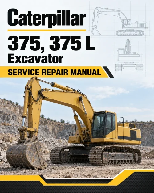 Caterpillar CAT 375, 375 L Excavator Service Repair Manual (8WJ00001 and up) Caterpillar CAT 375, 375 L Excavator Service Repair Manual (8WJ00001 and up)