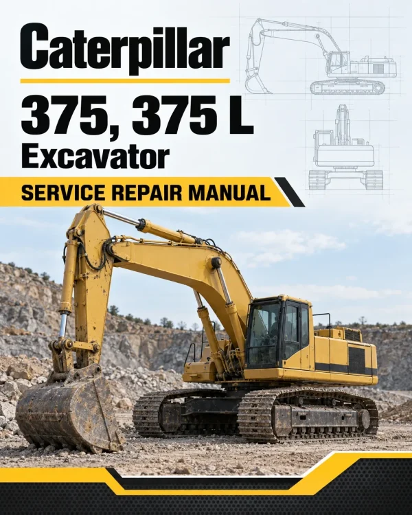 Caterpillar CAT 375, 375 L Excavator Service Repair Manual (8WJ00001 and up) Caterpillar CAT 375, 375 L Excavator Service Repair Manual (8WJ00001 and up)