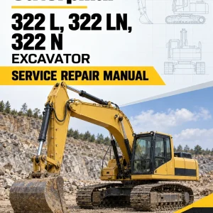 Caterpillar CAT 322 L, 322 LN, 322 N Excavator Service Repair Manual (9JL00001 and up) Caterpillar CAT 322 L, 322 LN, 322 N Excavator Service Repair Manual (9JL00001 and up)