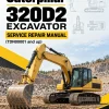 Caterpillar CAT 320D2 Excavator Service Repair Manual (TDN00001 and up)