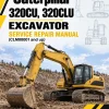 Caterpillar CAT 320CU, 320CLU Excavator Service Repair Manual (CLM00001 and up)
