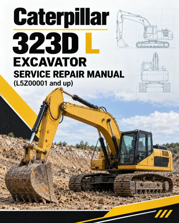Caterpillar CAT 323D L Excavator Service Repair Manual (L5Z00001 and up)