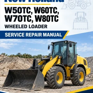 New Holland W50TC, W60TC, W70TC, W80TC Wheeled Loader Manual