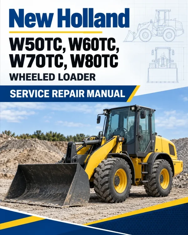 New Holland W50TC, W60TC, W70TC, W80TC Wheeled Loader Manual