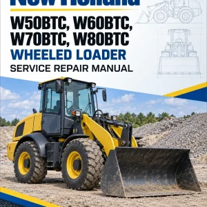 New Holland W50BTC, W60BTC, W70BTC, W80BTC Wheeled Loader Manual