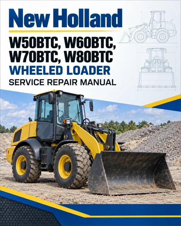New Holland W50BTC, W60BTC, W70BTC, W80BTC Wheeled Loader Manual New Holland W50BTC, W60BTC, W70BTC, W80BTC Wheeled Loader Manual