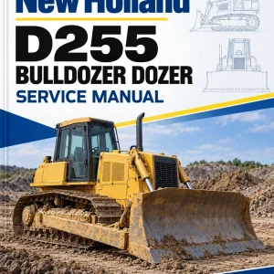 New Holland D255 Bulldozer Dozer Service Manual