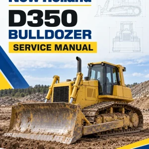 New Holland D350 Bulldozer Dozer Service Manual