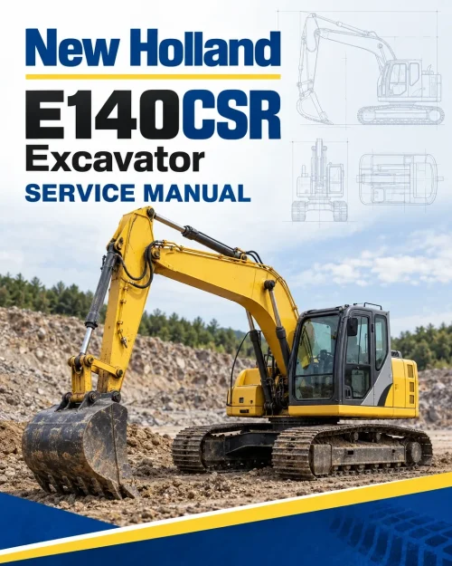 New Holland E140CSR Excavator Service Manual