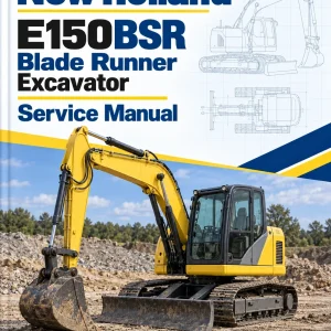 New Holland E150BSR Blade Runner Excavator Service Manual