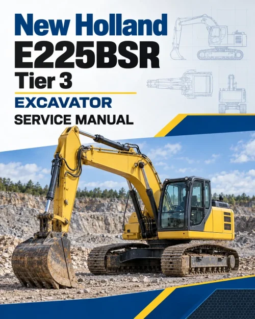 New Holland E225BSR Tier 3 Excavator Service Manual