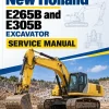 New Holland E265B and E305B Excavator Service Manual