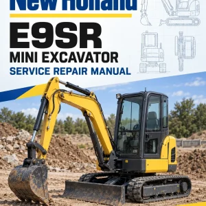 New Holland E9SR Mini Excavator Service Manual