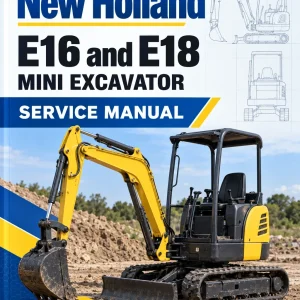 New Holland E16 and E18 Mini Excavator Service Manual New Holland E16 and E18 Mini Excavator Service Manual