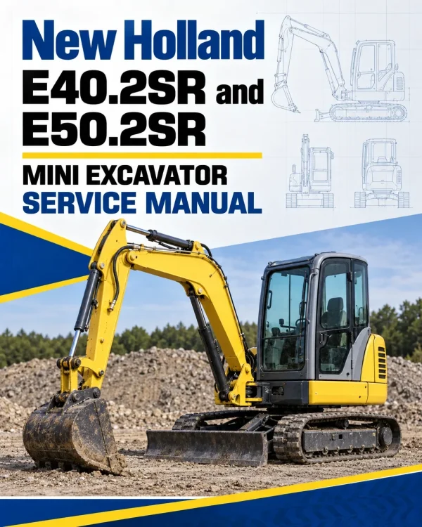 New Holland E40.2SR and E50.2SR Mini Excavator Service Manual New Holland E40.2SR and E50.2SR Mini Excavator Service Manual