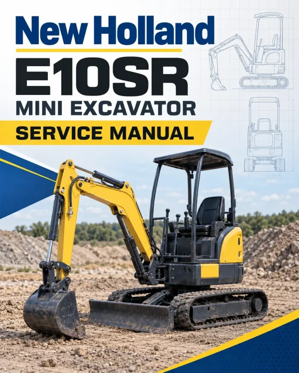 New Holland E10SR Mini Excavator Service Manual New Holland E10SR Mini Excavator Service Manual