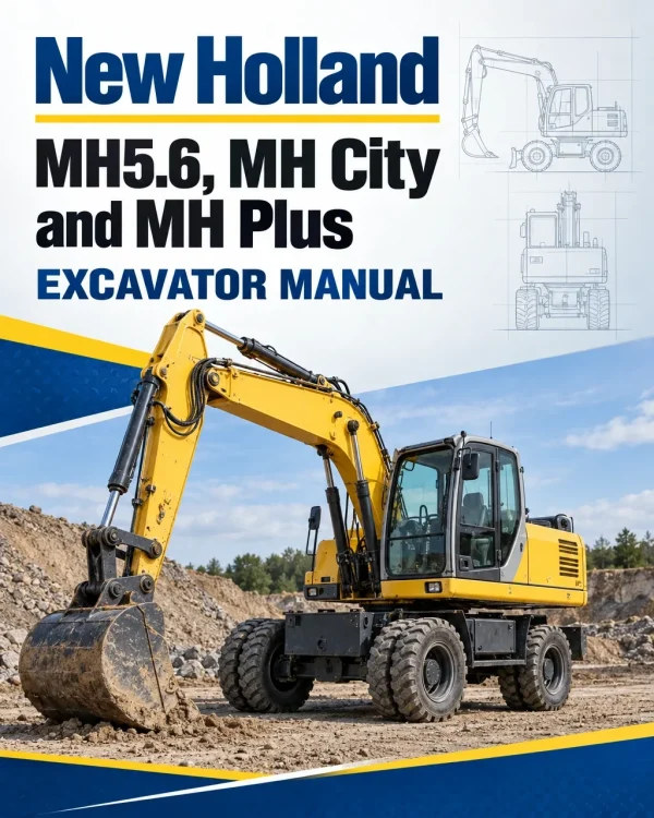 New Holland MH5.6, MH City and MH Plus Excavator Manual New Holland MH5.6, MH City and MH Plus Excavator Manual