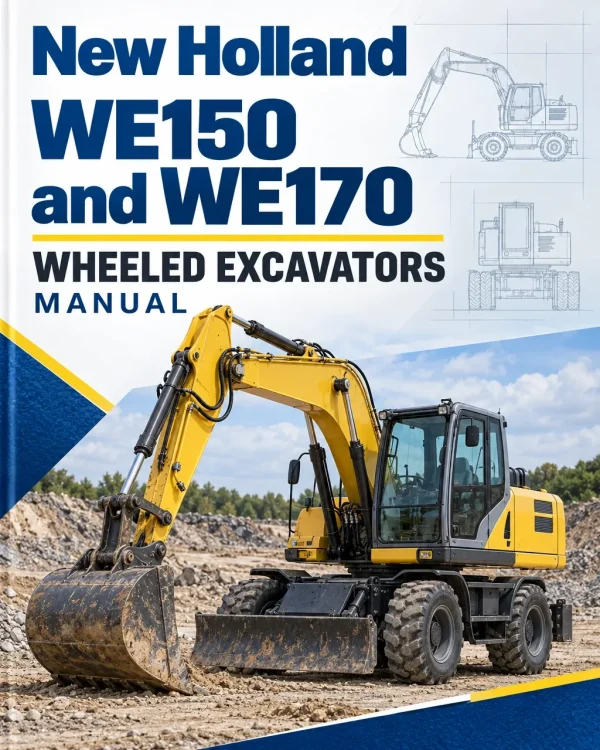 New Holland WE150 and WE170 Wheeled Excavators Manual
